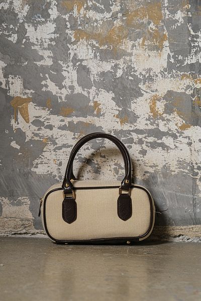 Çantacımstore Women's Straw Look Mini Tote Bag Brown