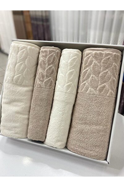 Nurpak Набір банних рушників Hazal 4 штуки