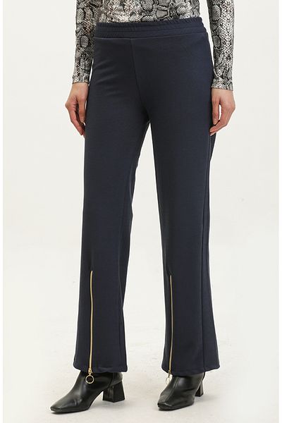 sefamerve Marineblaue Hose mit Reißverschluss, Modell 2005–01