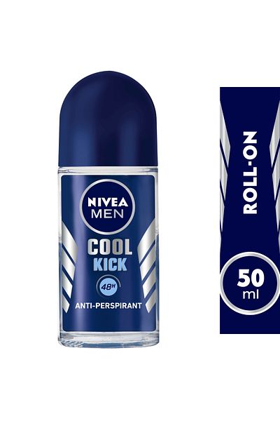 NIVEA مزيل عرق نيفيا مين كول كيك للرجال، رائحة منعشة، رول أون، 50 مل