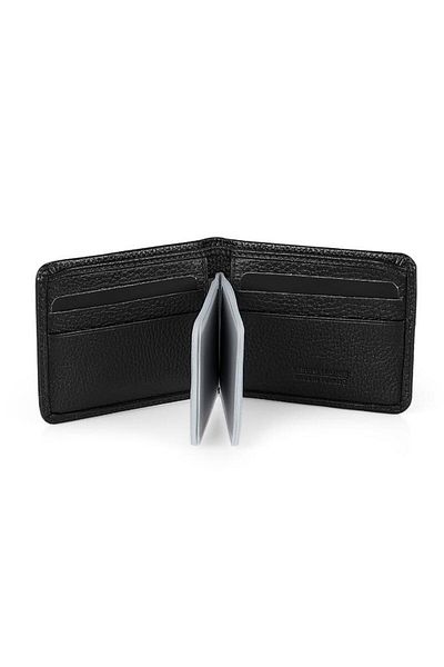 Daniel Klein Dkl0794-1 Men's Black Wallet & Card Holder Made of Real Leather