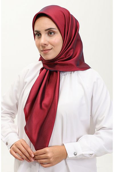 sefamerve Claret Red Plain Scarf - Μοντέλο 1266-32