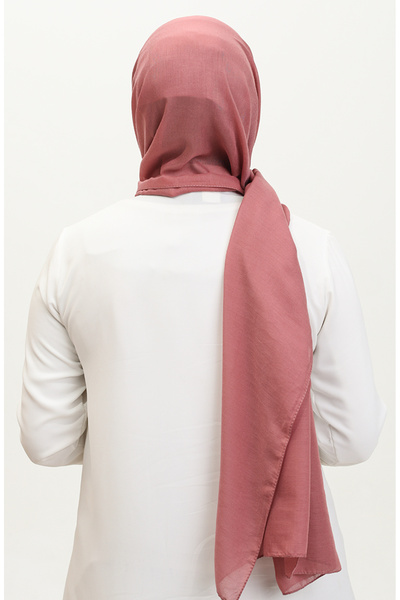 sefamerve Μαλακό σάλι Madame Mary 19084-18 Αποξηραμένο τριαντάφυλλο