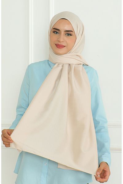 sefamerve Armul Shawl - 81076-22 Sand Beige Μοντέλο