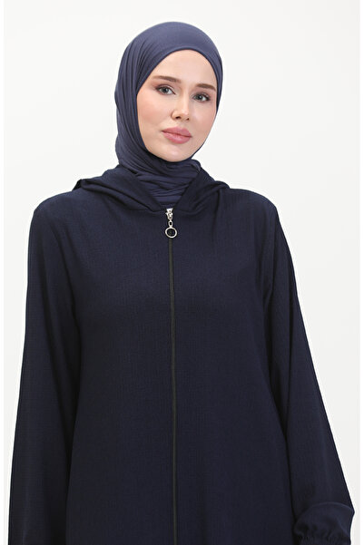 sefamerve Sötétkék cipzáras, becsomagolt szövetsapka 1044-02