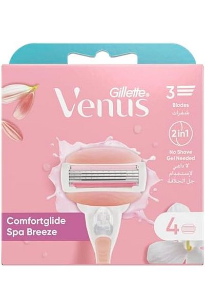 Gillette Venus Spa Breeze Women's Razor Blade Refills 4pcs