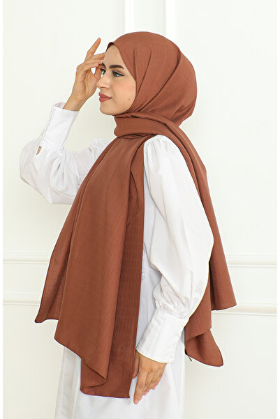 sefamerve Pear Shawl 81076-09 - Red Brown