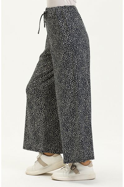 sefamerve Viscose Trousers 1027H-02 Navy Blue