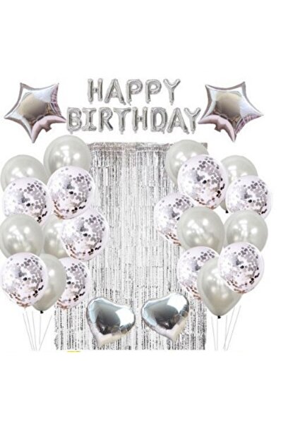 Flippy Baloane PARTY RIBON, Set 24 buc, 10 simple, 10 cu paiete, 4 baloane fo...