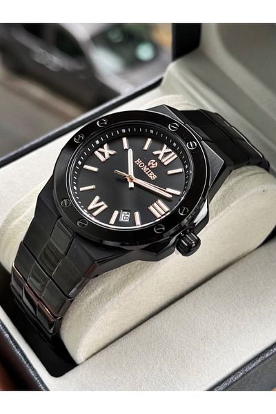 Homies With Steel Calendar Guaranteed Men's Wristwatch Bracelet Gift Hmv95Ds