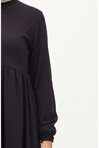 sefamerve Büzgülü Tunik 7272-05 Mor