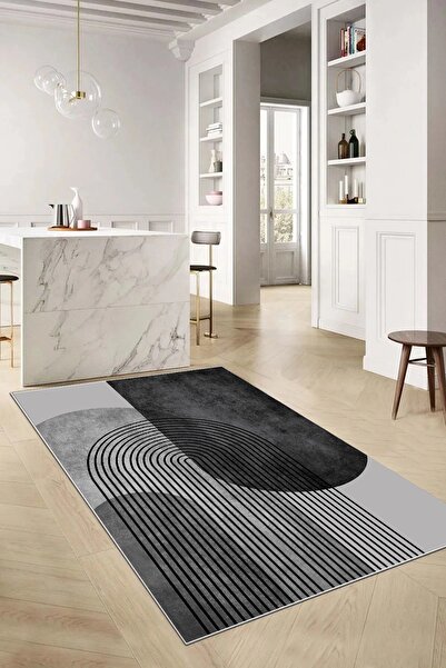 df home Kesme mutfak halısı Desenli Dijital Baskı Yıkanabilir Kaymaz Taban İn...