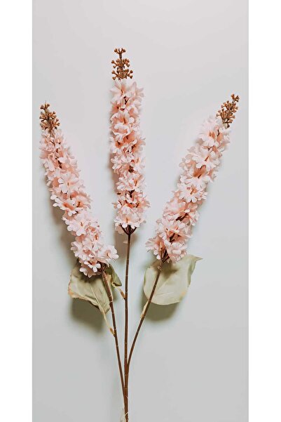 OSO HOME Yapay Üç dallı Şebboy- Sümbül Ççiçeği 1 Adet Pembe Rengi 85 cm