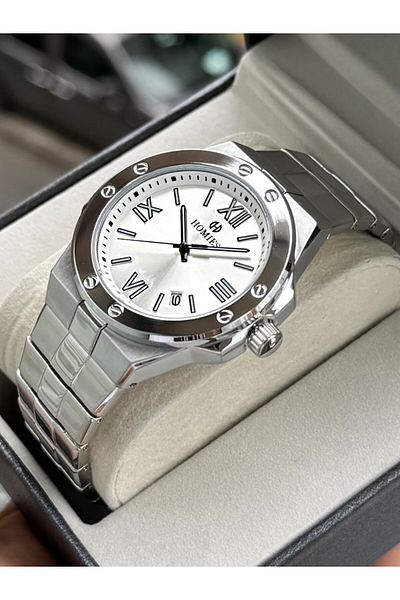 Homies With Steel Calendar Guaranteed Men's Wristwatch Bracelet Gift Hmb990S