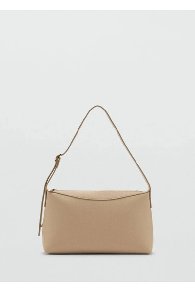 MANGO Woman Shoulder Bag with Zipper