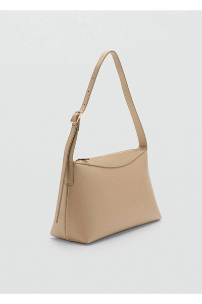 MANGO Woman Shoulder Bag with Zipper