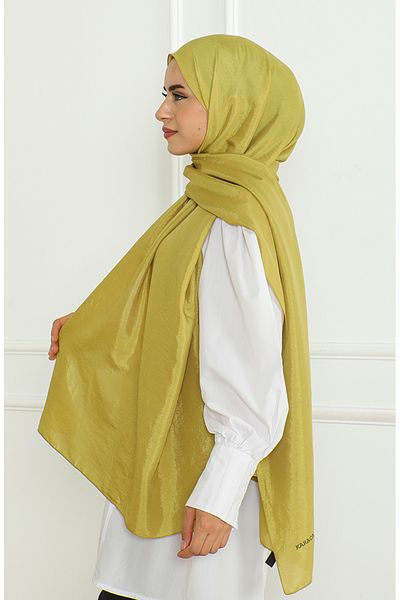 sefamerve Karaca Shawl 81058-13 Πράσινο λαδιού