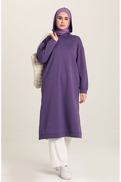 sefamerve Tunica sport cu gluga 3007-15 Violet