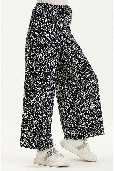 sefamerve Viscose Trousers 1027H-02 Navy Blue