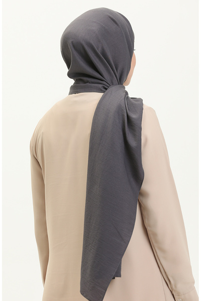 sefamerve Antracitová měkká bavlněná šála - model 2000-31
