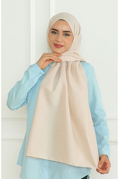 sefamerve Armul Shawl - 81076-22 Sand Beige Μοντέλο