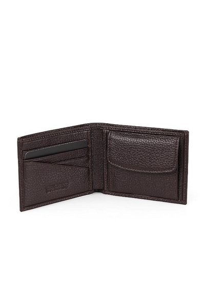 Daniel Klein Dkl0789-3 Men's Brown Wallet & Card Holder Made of Real Leather