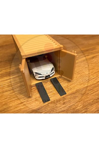 Bi'şeyler Sepeti 1:64 Container Diorama Garage Parking Diecast Vehicle Container - Car Not Included.