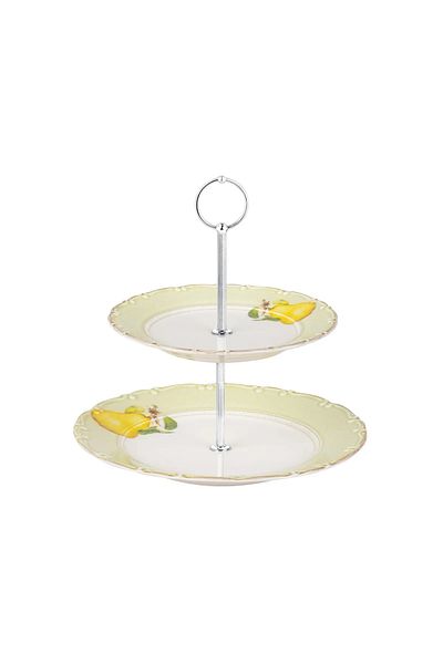 M.C Coco Cake Stand 2 Tiers Pear Pattern 19-25 cm