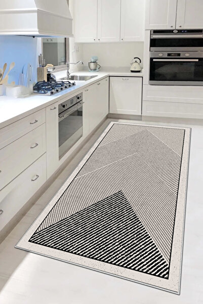 df home Kesme mutfak halısı Desenli Dijital Baskı Yıkanabilir Kaymaz Taban  İ...