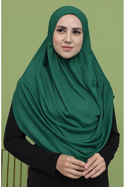 sefamerve Emerald Green Prayer Blanket - 1402-06 Model