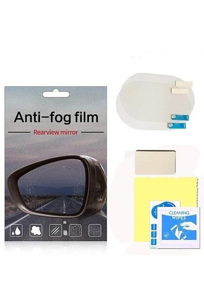 Nexora BUFFER® Vehicle Mirror Rain Slider and Glass Anti-Fog Film