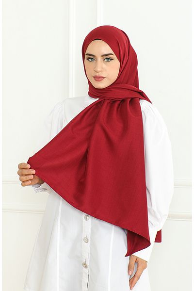 sefamerve Claret Red Armle Shawl - Μοντέλο 81076-18