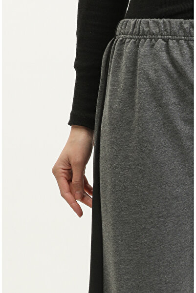 sefamerve Beli Lastikli Eşofman Altı 23096-02 Antrasit