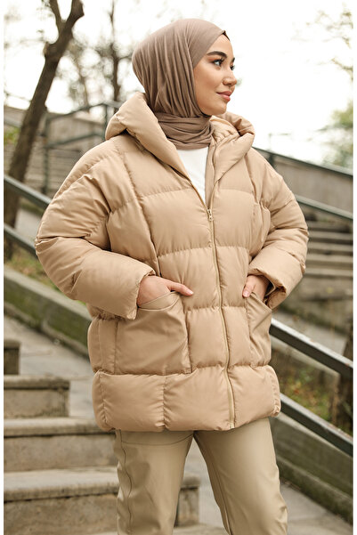 sefamerve Oversize Dolum Mont 6054-04 Bej