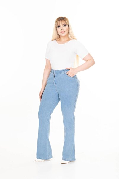SERRAXXL Spanish Leg Large Size Denim Jeans Pants