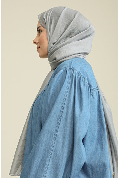 sefamerve Σάλι Madame Mary Aerobin 19078-04 Γκρι