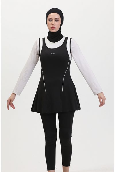 sefamerve Μαγιό πισίνας Zero Sleeve 24903-01 Μαύρο