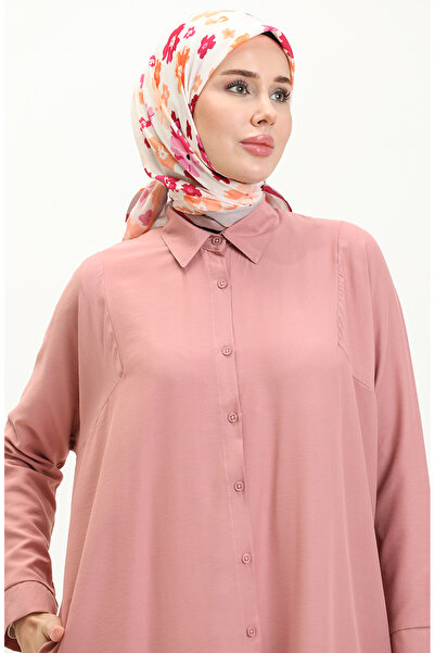 sefamerve Reglan Kol Tunik 6433-01 Soğan Kabuğu