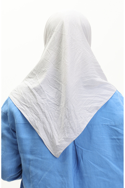 sefamerve Ανοιχτό Γκρι Μαλακό Κασκόλ 2005-36