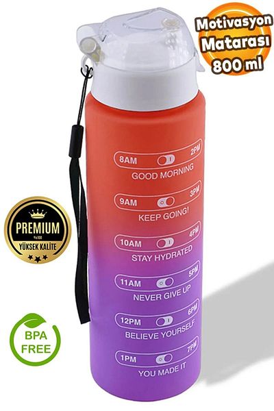 nublado Sports Camping Flask 800 ml Bpa Free Children's Athlete Water Bottle Leakproof Strawless Water Bottle Green Purple