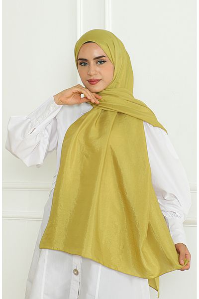 sefamerve Karaca Shawl 81058-13 Πράσινο λαδιού