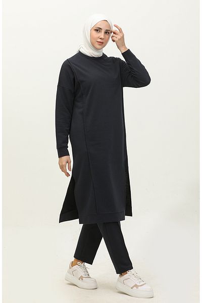 sefamerve Σετ Θερμότητας Navy Blue - Two Thread 3018-04