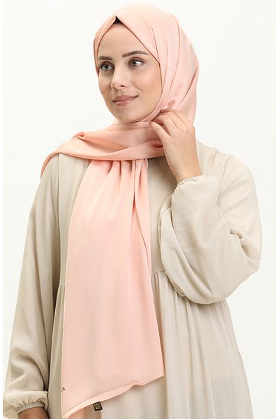 sefamerve Nursema Silk Sand Wrap - Ελαφρύ σολομό 81001-38