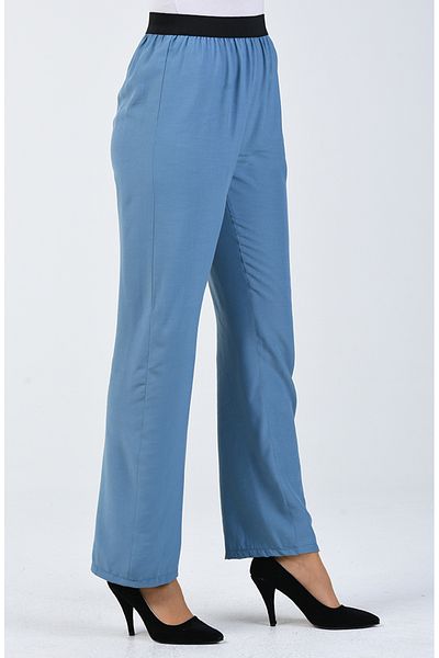 sefamerve 6434-05 Indigo-Viskose-Wanderhose