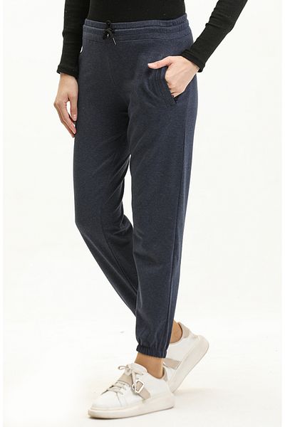 sefamerve Indigo Jogger Sweatpants με τσέπες με φερμουάρ - 23016-01