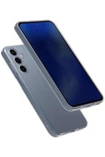LUXE الملابس والإكسسوارات حافظة سيليكون شفافة ممتصة للصدمات متوافقة مع هاتف Galaxy S24 FE (6.7) بوصة