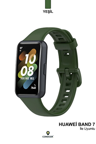 CONOCER Huawei Band 7 Uyumlu Yüksek Kalite Soft Yumuşak Dokulu Silikon Kordon