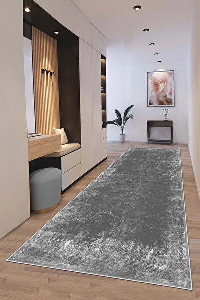 Hülya Home Kesme Yolluk Koridor Hol Antre Giriş Halısı Dijital Baskı Yıkanabilir Kaymaz Taban 3489
