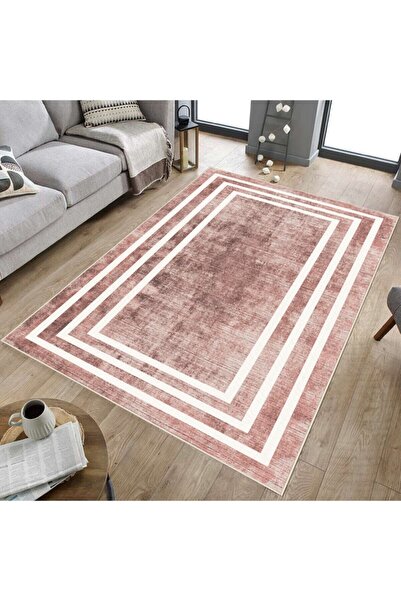 Hülya Home Dijital Baskı Yıkanabilir Kaymaz Taban Salon Halısı Mutfak Halısı ...