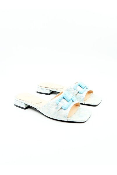 Tenau Papuci de damă din piele naturală